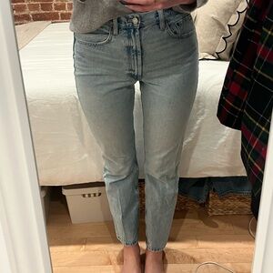 Zara straight jeans